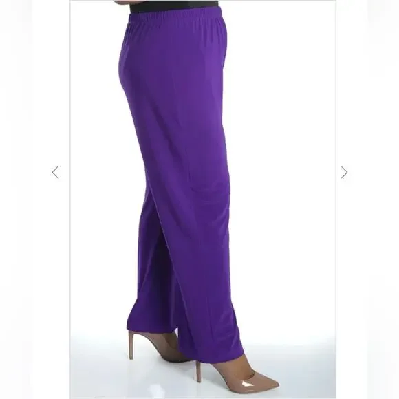 Vikki Vi Jersey Iris Pull On Green Pants Size 3X NWT - Picture 5 of 7